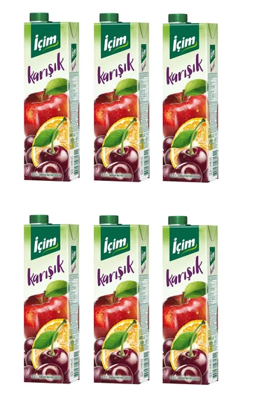 İçim Meyve Suyu Karışık 1 Lt X 6 Adet ürün görseli 1