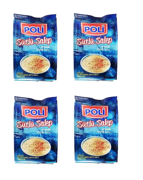 Poli Toz İçecek Sütlü Salep 250 Gr X 4 Adet ürün görseli 1