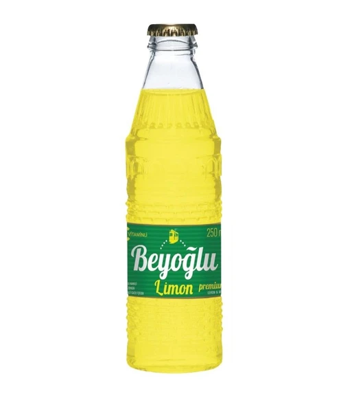 Beyoğlu Gazozu Limonlu  250 Ml X 24 Adet - Resim 2