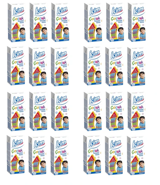 İçim Çocuk Devam Sütü 200 Ml X 24 Adet ürün görseli 1