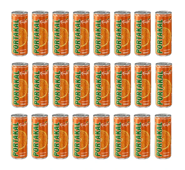 Meysu Portakal Aromalı Gazoz 330 Ml X 24 Adet ürün görseli 1