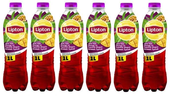 Lipton Soğuk Çay Mango 1 Lt X 6 Adet ürün görseli 1