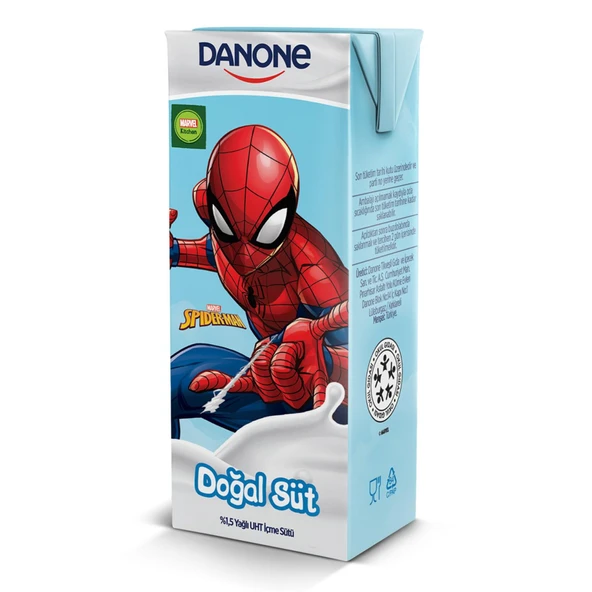Danone Doğal Süt 180 Ml X 24 Adet - Resim 2