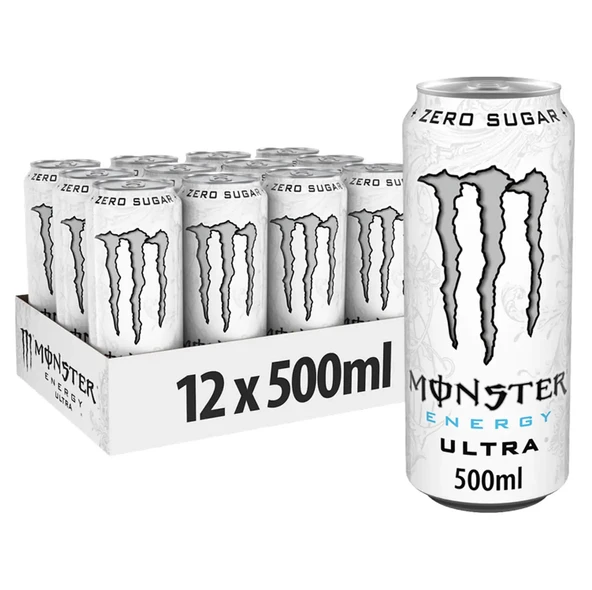 Monster Energy Şekersiz Enerji İçeceği 500 Ml X 12 Adet ürün görseli 1