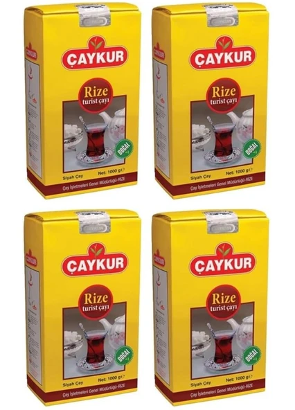 Çaykur Rize Turist Çayı 1000 Gr X 4 Adet ürün görseli 1