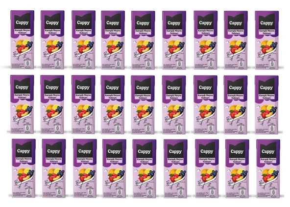 Cappy Karışık Meyve Nektarı 200 Ml X 27 Adet ürün görseli 1