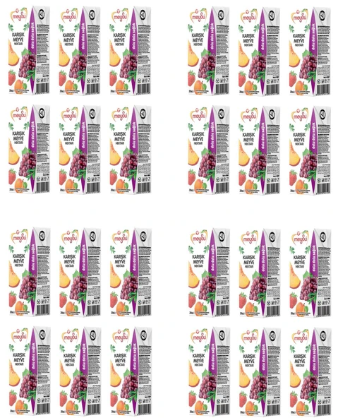 Meysu Karışık Meyve Nektarı 200 Ml X 24 Adet ürün görseli 1