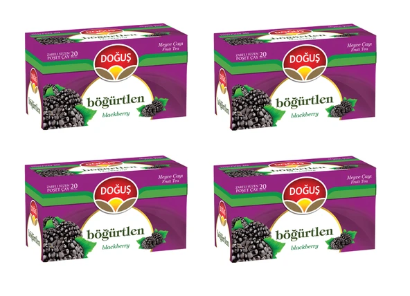 Doğuş Böğürtlen Çayı 20'Li X 4 Adet ürün görseli 1