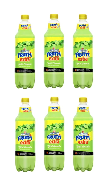 Uludağ Frutti Extra Yeşil Limonlu 1 Lt X 6 Adet ürün görseli 1