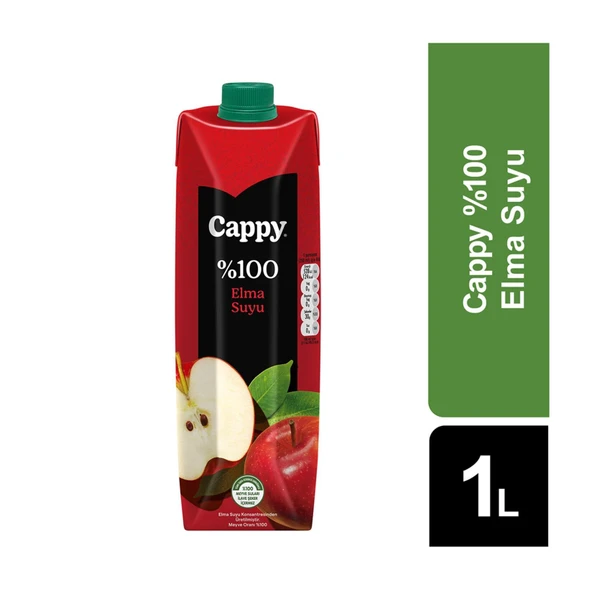 Cappy %100 Elma Suyu 1 Lt X 6 Adet - Resim 2