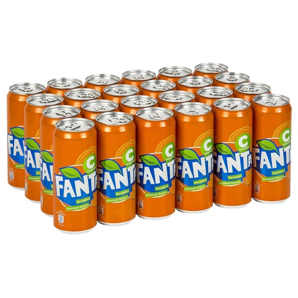 Fanta Portakal Aromalı Gazoz 330 Ml X 24 Adet ürün görseli 1