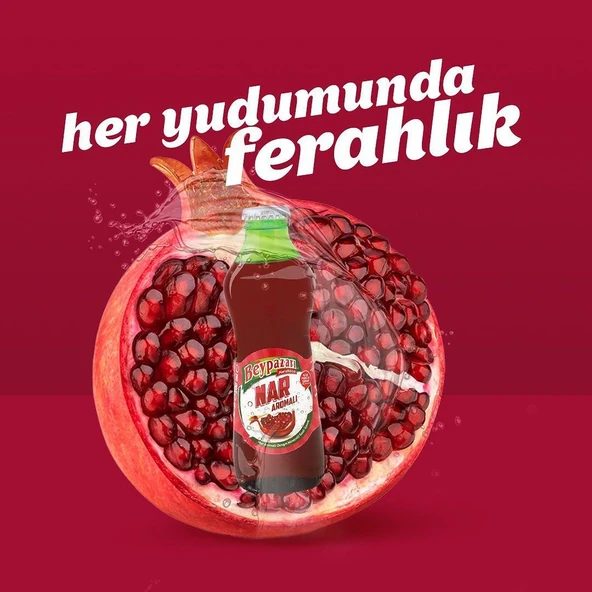 Beypazarı Nar Aromalı Maden Suyu 200 Ml X 24 Adet ürün görseli 1