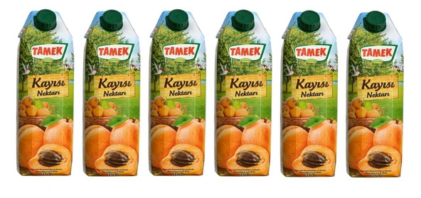Tamek Kayısı Nektarı 1 Lt X 6 Adet ürün görseli 1