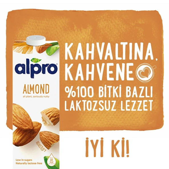 Alpro Bademli İçecek 1 Lt X 6 Adet - Resim 3