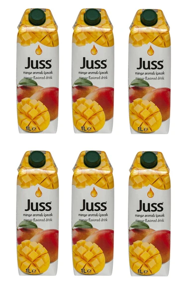 Juss Mango Aromalı İçecek 1 Lt X 6 Adet ürün görseli 1