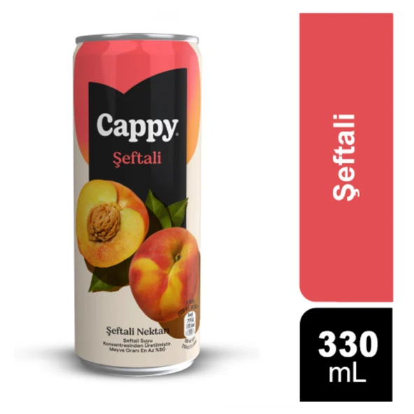 Cappy Şeftali Nektarı 330 Ml X 12 Adet - Resim 2