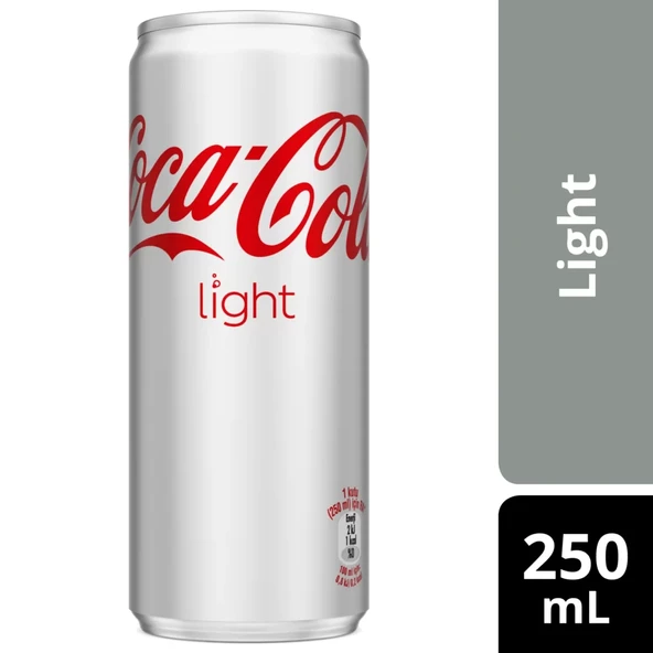 Coca Cola Kola Light 250 Ml X 24 Adet - Resim 2
