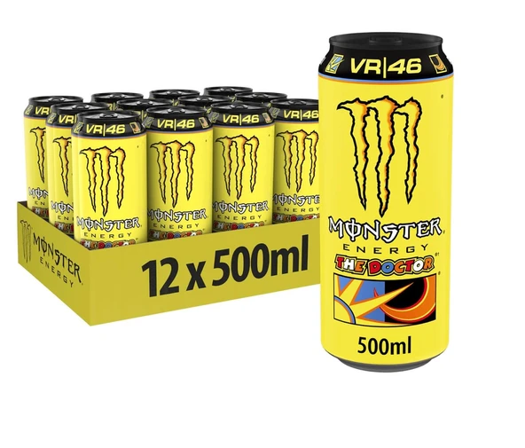 Monster Energy V46 The Doctor Enerji İçeceği 500 Ml X 12 Adet ürün görseli 1