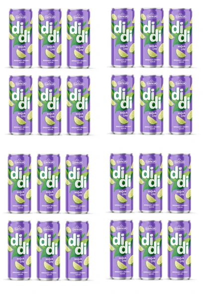 Çaykur Didi Bergamot Aromalı Soğuk Çay 330 Ml X 24 Adet ürün görseli 1