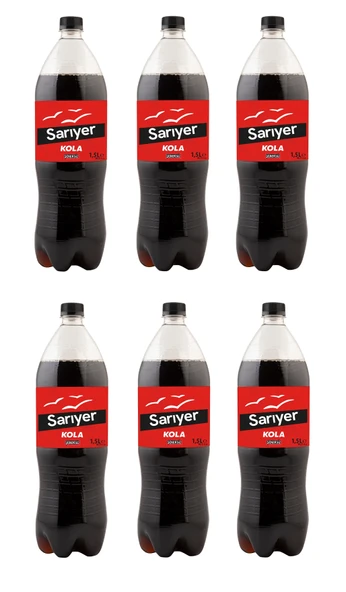 Sarıyer Kola Şekersiz 1,5 Lt X 6 Adet ürün görseli 1