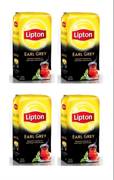 Lipton Early Grey Çay 1000 Gr X 4 Adet ürün görseli 1