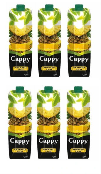 Cappy Ananslı İçecek 1 Lt X 6 Adet ürün görseli 1