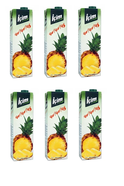 İçim Meyve Suyu Ananas 1 Lt X 6 Adet ürün görseli 1