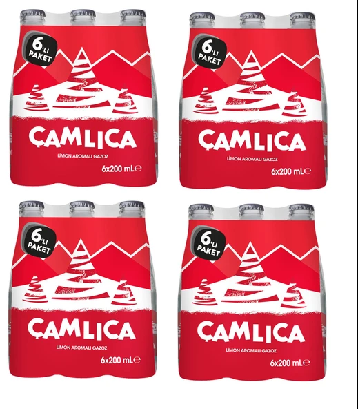 Çamlıca Limon Aromalı Gazoz 200 Ml X 24 Adet ürün görseli 1