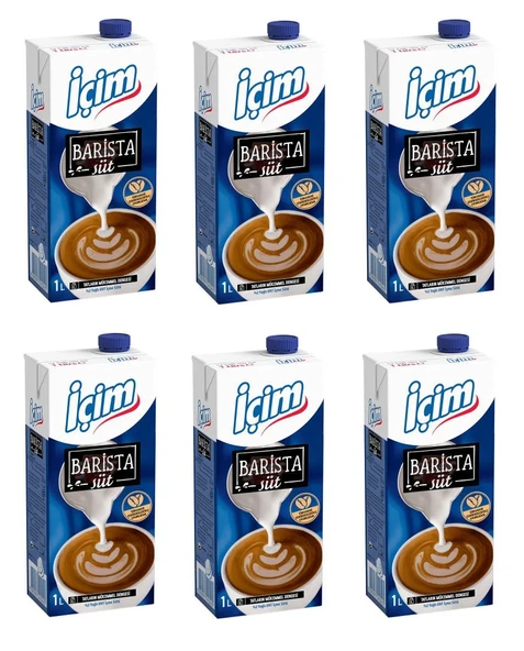 İçim Barista Süt 1 Lt X 6 Adet ürün görseli 1