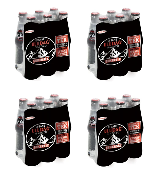 Uludağ Efsane Gazozu Şekersiz 250 Ml X 24 Adet ürün görseli 1