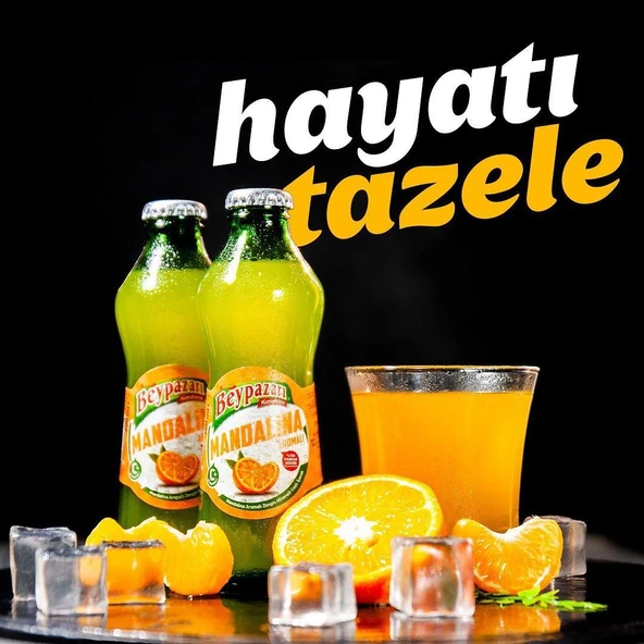 Beypazarı Mandalina Aromalı Maden Suyu 200 Ml X 24 Adet ürün görseli 1
