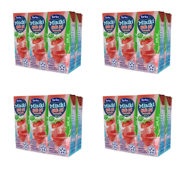 Torku Miniki Çilekli Süt 180 Ml X 24 Adet ürün görseli 1