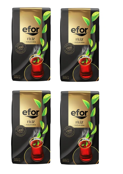 Efor Filiz Yoğun Dem Dökme Çay 1000 Gr X 4 Adet ürün görseli 1