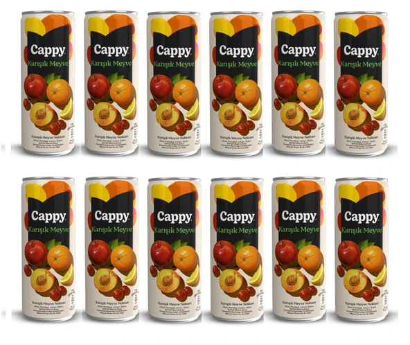 Cappy Karışık Meyve Nektarı 330 Ml X 12 Adet ürün görseli 1