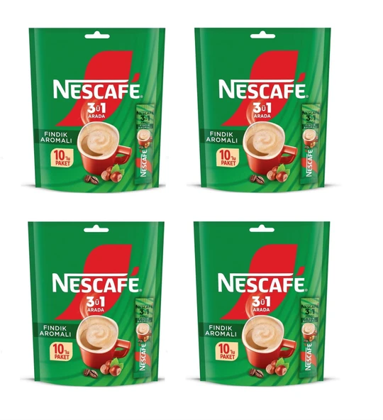 Nescafe 3Ü1 Arada Fındık Aromalı Kahve 17 Gr X 40 Adet ürün görseli 1