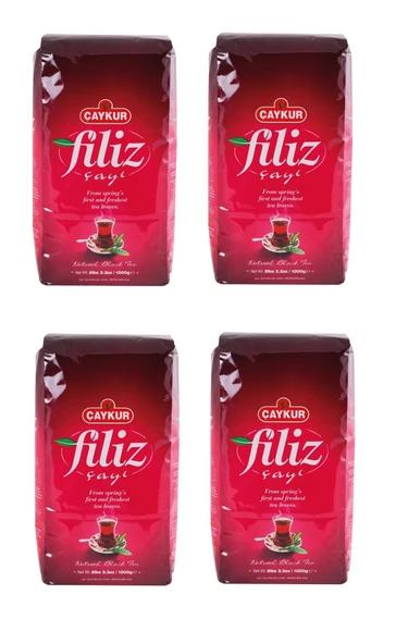 Çaykur Filiz Çayı 1000 Gr X 4 Adet ürün görseli 1