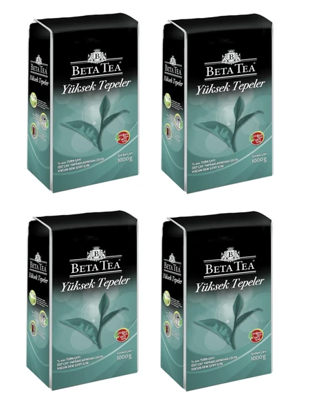Beta Yüksek Tepeler Türk Çayı 1000 Gr X 4 Adet ürün görseli 1