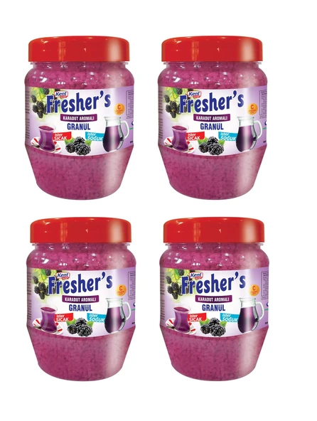 Kent Boringer Fresher'S Karadut Aromalı Granül İçecek 300 Gr X 4 Adet ürün görseli 1