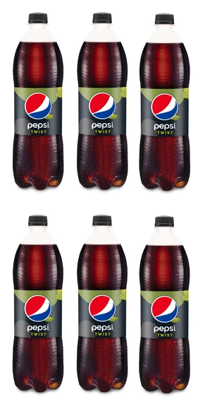 Pepsi Twist Limon Aromalı Şekersiz Kola 1 Lt X 6 Adet ürün görseli 1