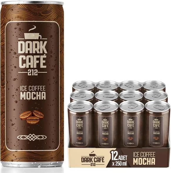 Dark Café 212 Soğuk Kahve Mocha 250 Ml X 12 Adet ürün görseli 1