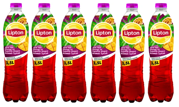 Lipton Soğuk Çay Mango 1,5 Lt X 6 Adet ürün görseli 1