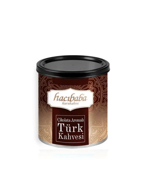 Hacıbaba Çikolata Aromalı Türk Kahvesi Teneke Kutu 100 Gr ürün görseli 1