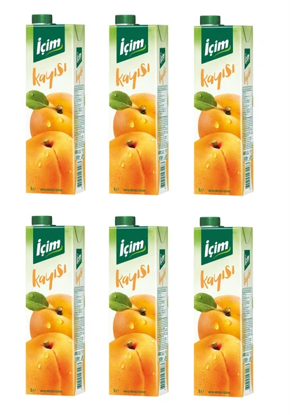 İçim Meyve Suyu Kayısı 1 Lt X 6 Adet ürün görseli 1
