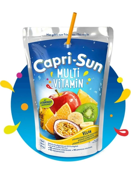 Capri-Sun Multi Vitamin 200 Ml X 20 Adet ( 1 Koli) - Resim 3