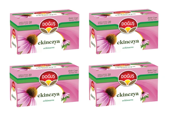 Doğuş Ekinezya Çayı 20'Li Bardak Poşet X 4 Adet ürün görseli 1