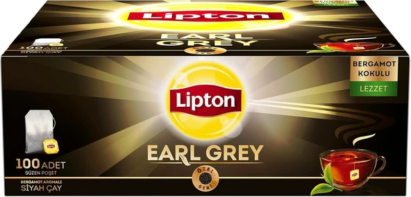 Lipton Earl Grey Bardak Poşet Çay 100'Lü Paket ürün görseli 1