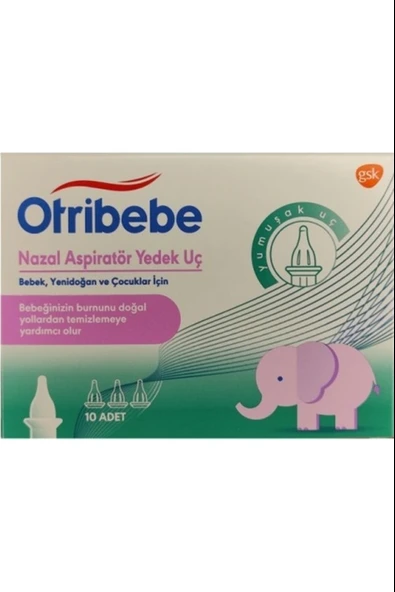 Otribebe Nazal Burun Aspiratörü Yedek Uç 10 Adet ürün görseli 1