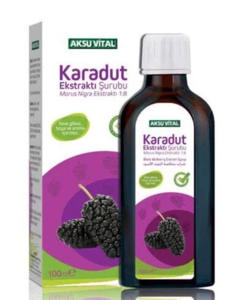 Aksu Vital Karadut Şurubu 100 Ml ürün görseli 1