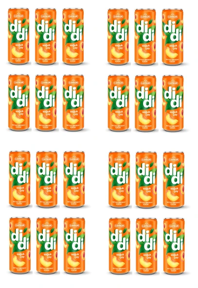 Çaykur Didi Şeftali Aromalı Soğuk Çay 330 Ml X 24 Adet ürün görseli 1