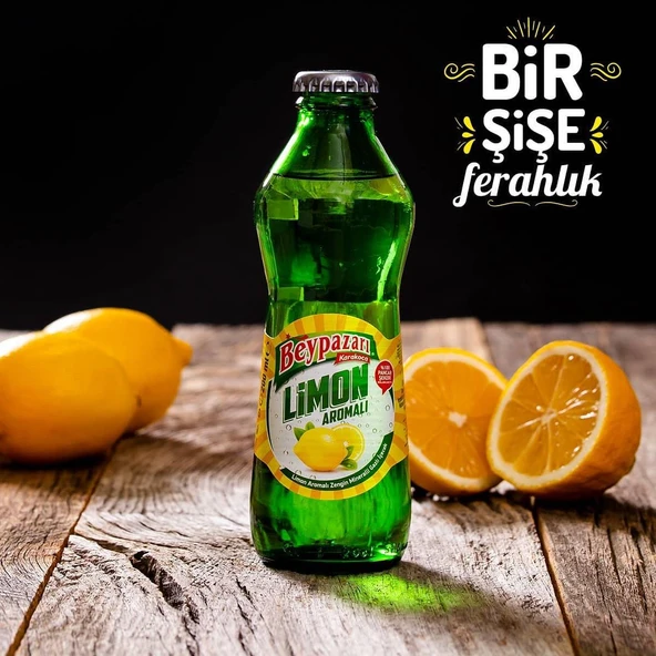 Beypazarı Limon Aromalı Maden Suyu 200 Ml X 24 Adet ürün görseli 1